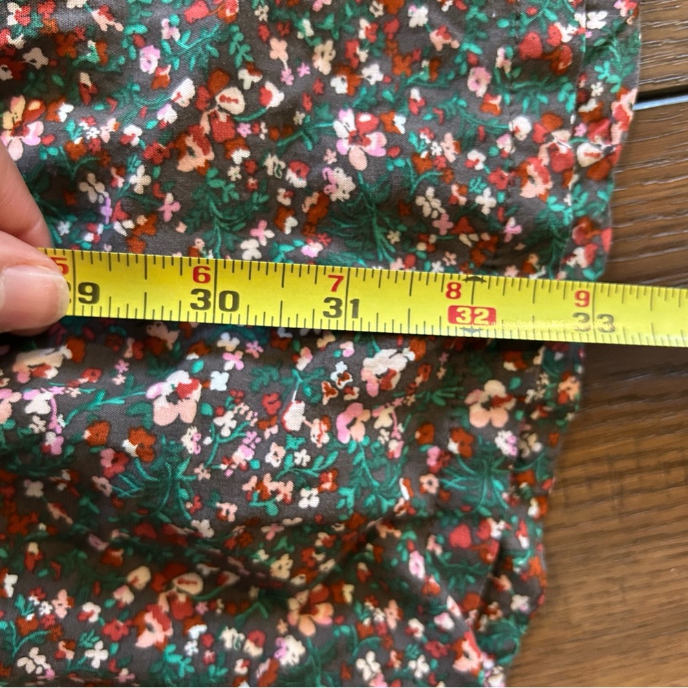 Matilda Jane Black Floral V-Neck Long Sleeve Tiered Dress, Boho Cottagecore - Picture 7 of 7